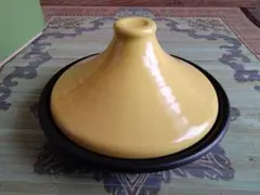 タジン鍋 イエロー 陶器製 調理器具