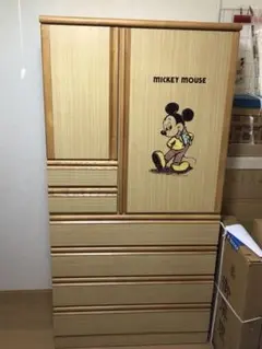レトロ　ミッキーマウス　木製タンス　チェスト　昭和 2025年最新】ミッキー 収納タンス チェストの人気アイテム - メルカリ