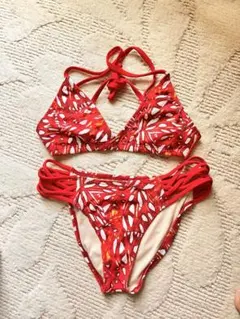 Pualani ビキニ セパレート 水着 レッド Sサイズのサムネイル
