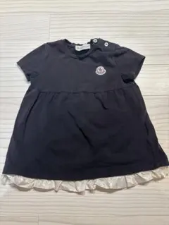 MONCLER フリル付き黒Tシャツ 80～90のサムネイル