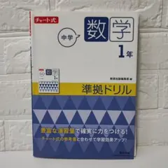 チャート式 中学数学1年 準拠ドリル 数研出版 問題集 中1