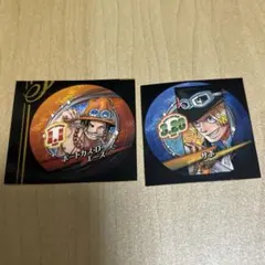 バースデイステッカー　ONE PIECE サボ　エース　シール　バースデー