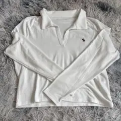 Abercrombie & Fitch 長袖Tシャツ　白