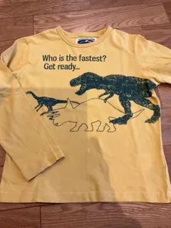 ⭐︎ エニファム　anyfam ロンT 120 オレンジ　黄色　⭐︎