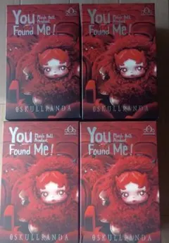 POPMART SKULLPANDA YOU FOUND ME! 未開封4BOX