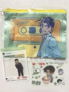 名探偵コナン　服部平次　3点セット　ポーチコレクション　すき家