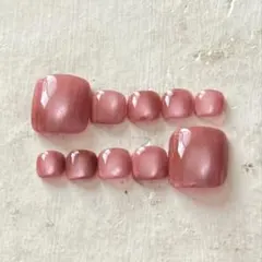 【サイズオーダー】フットネイル チップ 10枚セット マグネット ピンク系 32