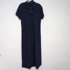 ポロラルフローレン　半袖ロングワンピース　（L）商品説明追加あり