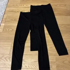 専用　再出品　破れあり　HEATTECH ブラック スパッツ 110サイズ