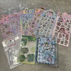 ちいかわハチワレ　シール帳　完成品　アルバムキーホルダー　シールセット