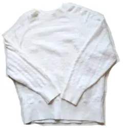 UNIQLO ホワイト ニットセーター Lサイズ