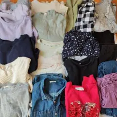 子供服セット 130cm 多色デザインGU、H & M、など冬物