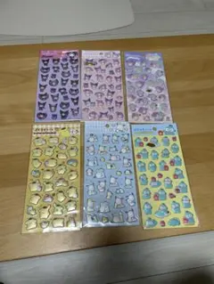 【新品未開封】サンリオ　ぷくっとシール 6枚セット！
