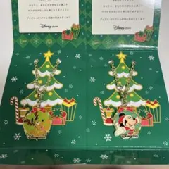 Disney Store クリスマス キーホルダー 2種セットのサムネイル