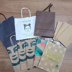 【入手困難】スタババナナ・旧ヴィトン他 ショップ袋セット 全8枚＋ホルダー