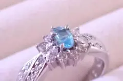パライバトルマリン 指輪 0.237ct ダイヤ0.51ct 11.5号 - メルカリ