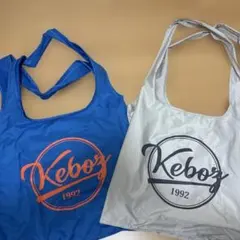 Keboz エコバッグ 青 銀