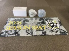 2025 Joshin 阪神タイガースマグカップセット　シーズンシートタオル