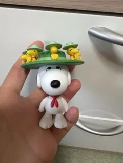 スヌーピー ウッドストック付きフィギュア