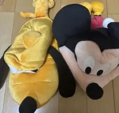 ディズニー　ファンキャップ　ミッキー　プルート