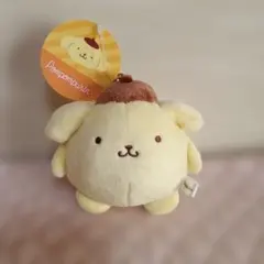 サンリオ　ポムポムプリン　ぬいぐるみマスコット
