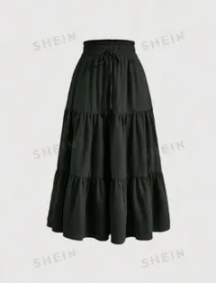 ティアード　スカート　SHEIN MOD   フリル裾 スカート