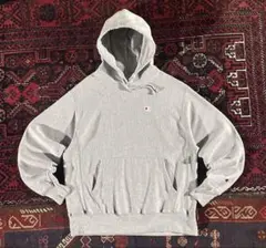 champion リバースウィーブ プルオーバー パーカー グレー L