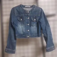 クロップドデニムジャケット
