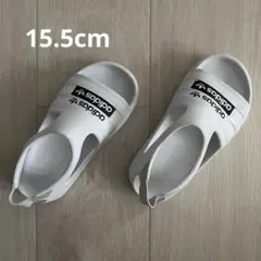 adidas　サンダル　15.5センチ　ホワイト　キッズ