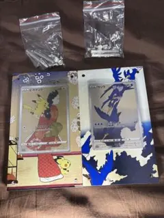 ポケモンカード 見返り美人 ピカチュウ ウッウ ディスプレイフレームセットのみのサムネイル