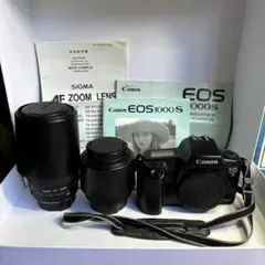 Canon EOS 1000S 一眼レフカメラ セット［ジャンク品】