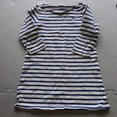 値下げ【ミキハウス】 七分袖ワンピース　110cm