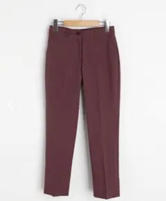 DHOLIC スリムスラックスパンツ　ワイン　レッド　Sサイズ　スラックス