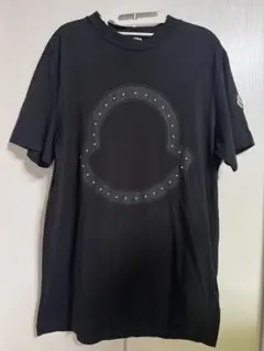 極美品〕モンクレール スタッズ ブラック XL Tシャツ 正規品 5S651 