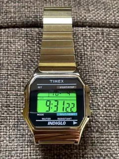 TIMEX タイメックス デジタル腕時計 ゴールド