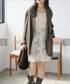 Kastane　【前後2WAY】フラワーレースミニワンピース　サイズ0