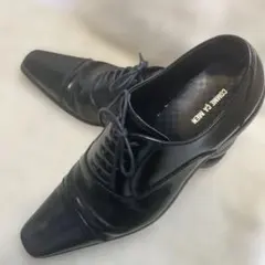 美品コムサメン革メンズシューズ26cm