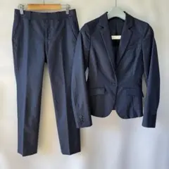レディーススーツ セットアップ 7号Sサイズ相当 ネイビー