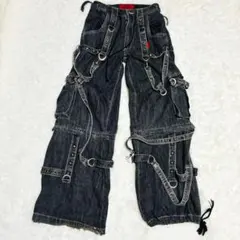 tripp nyc PRESSING別注 デニムボンテージ 2wayワイドパンツ - メルカリ