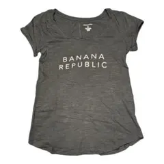 バナナリパブリック Tシャツ ロゴT ブラックのサムネイル
