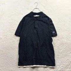 チャンピオン/X-LARGE/黒/ドット/半袖ポロシャツ/ワンポイントロゴ/春夏のサムネイル