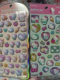 ハローキティ 立体シールセット 2枚