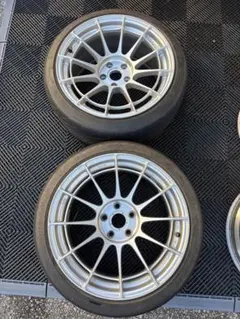 ステルスレーシング SPEC01 シルバー 15インチタイヤ付き4本セット