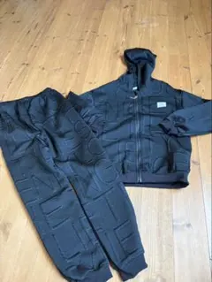 スウェット　上下セット　ブラック　12Y