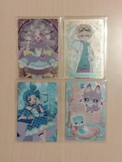 名探偵プリキュア！キラキラカードグミ ~バトンタッチ~ 4枚セット♪