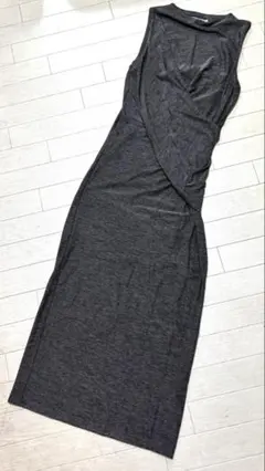 alexanderwang アレクサンダーワン　カシュクールロングワンピース　Sのサムネイル