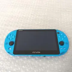 【動作確認済◎】psvita pch-2000 アクアブルー 本体