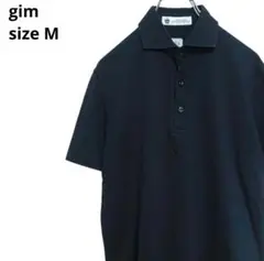 gim アメリカンシーアイランドコットン ポロシャツ 　M 紺　441/44のサムネイル