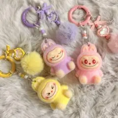 ラブブ ぬいぐるみ 黄色