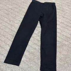 黒裏起毛ズボン110サイズ ブラック フィットパンツ